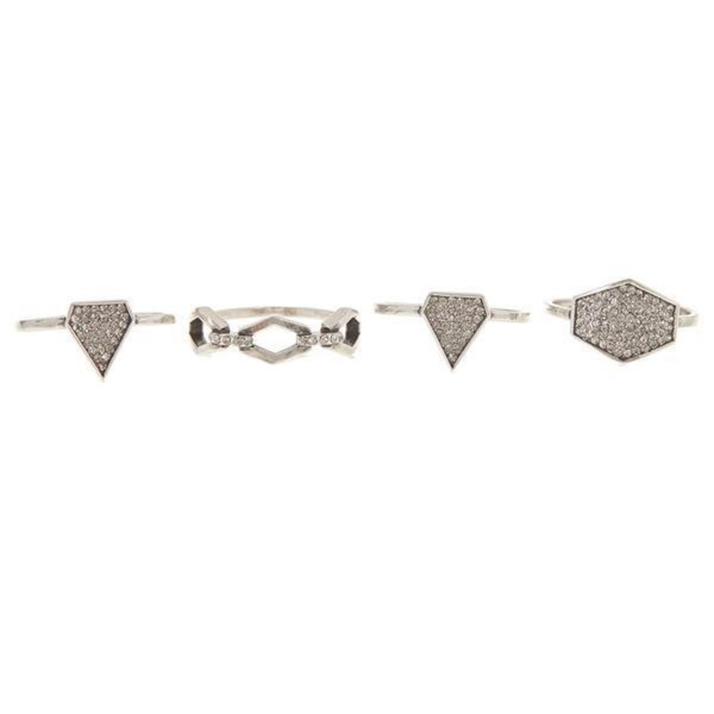 LUV AJ Set of 4 rings